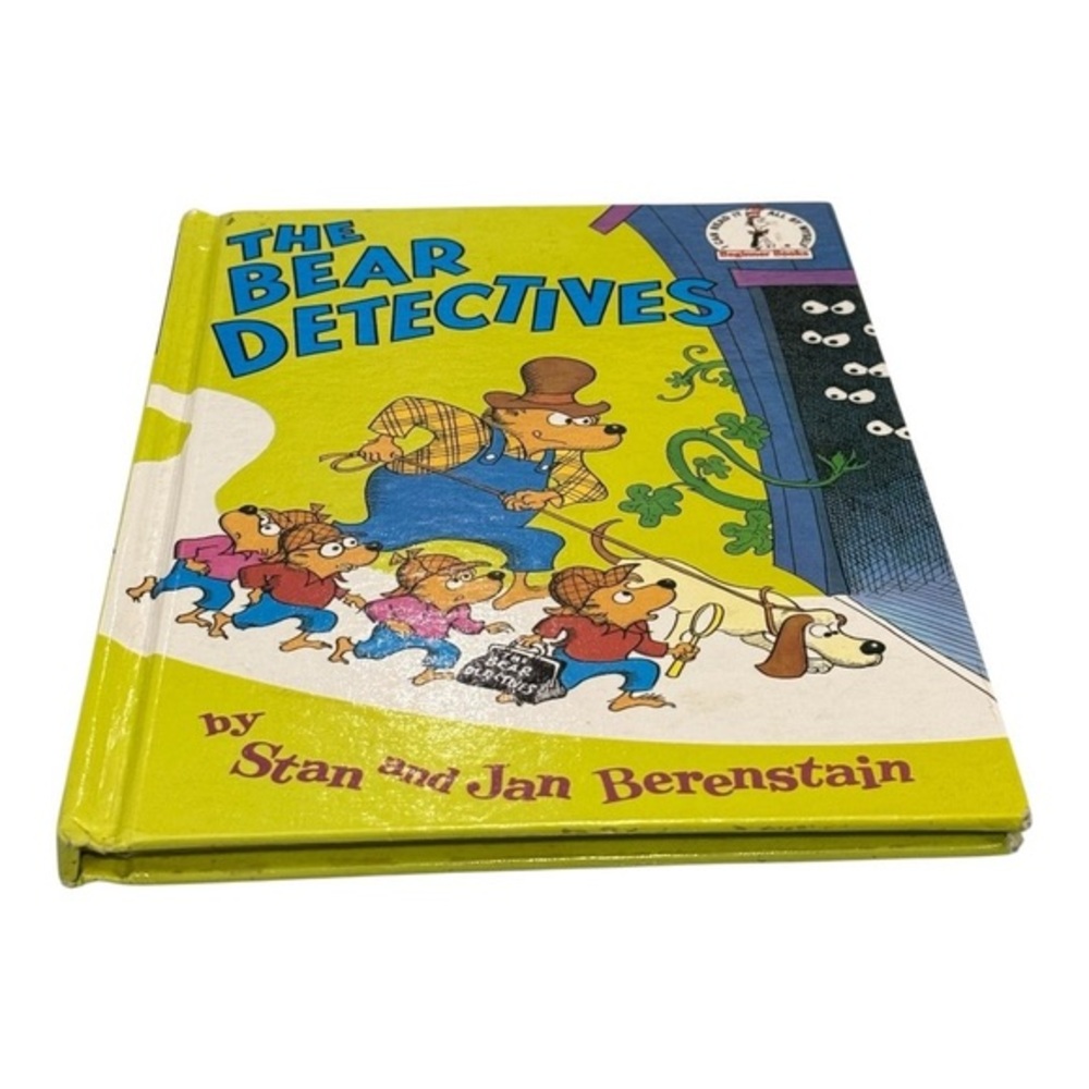 Vintage The Bear Detectives Stan & Jan Berenstain 1975 Hardcover Beginner Kids B - Picture 2 of 10